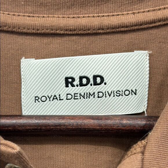 Royal Denim Division Brown Polo Shirt with Classic Design - Picture 4 of 5